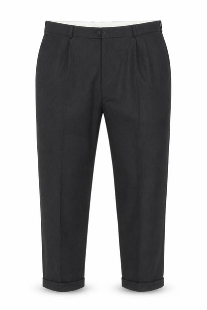 Mens UK Size 46S Sergio Rovi   Black Trousers