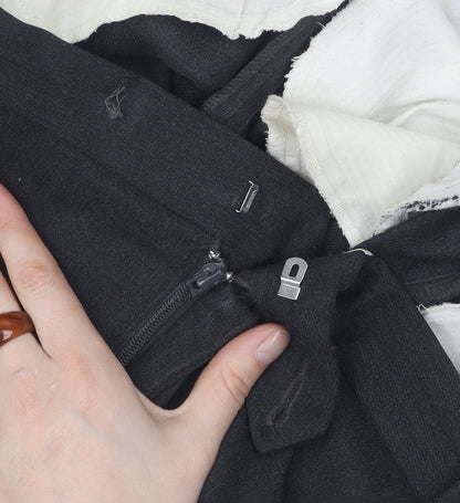 Peter Christian Men's Black Wool Trousers Size MT 14