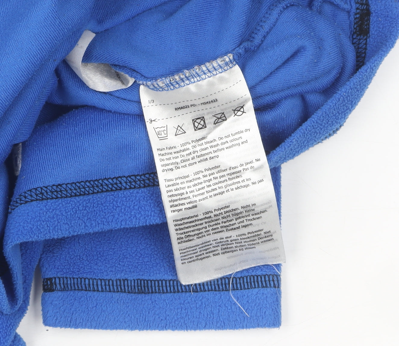 Mens UK Size S Regatta Blue Pullover Sweatshirt