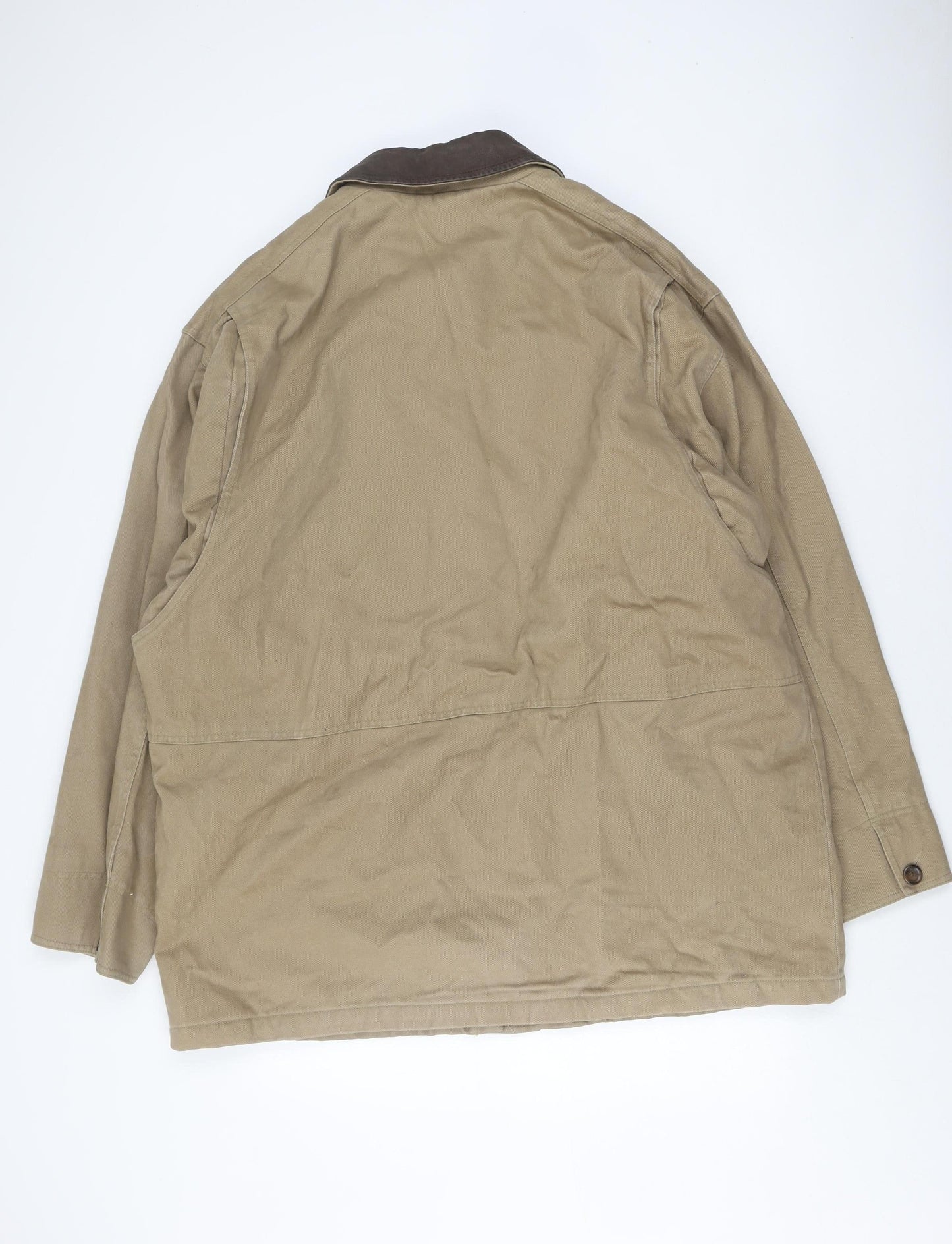 Mens UK Size 2XL NICO Beige Basic Jacket
