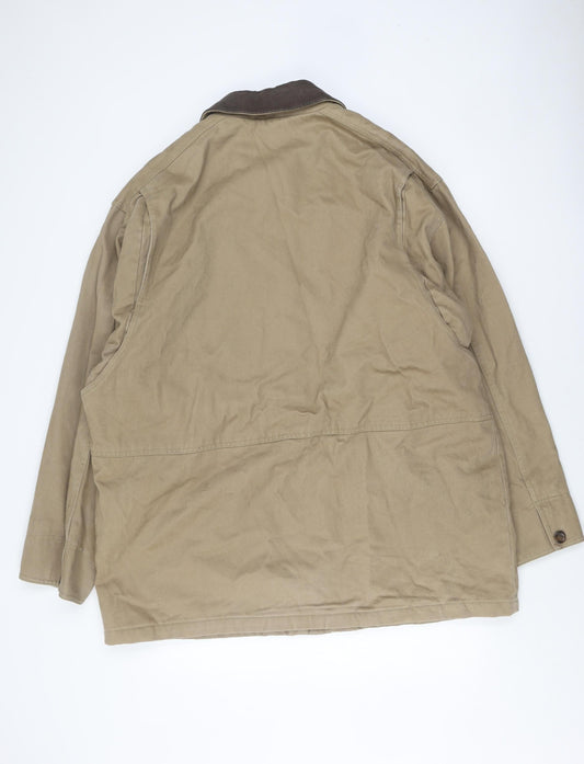 Mens UK Size 2XL NICO Beige Basic Jacket