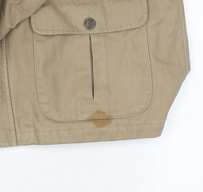 Mens UK Size 2XL NICO Beige Basic Jacket