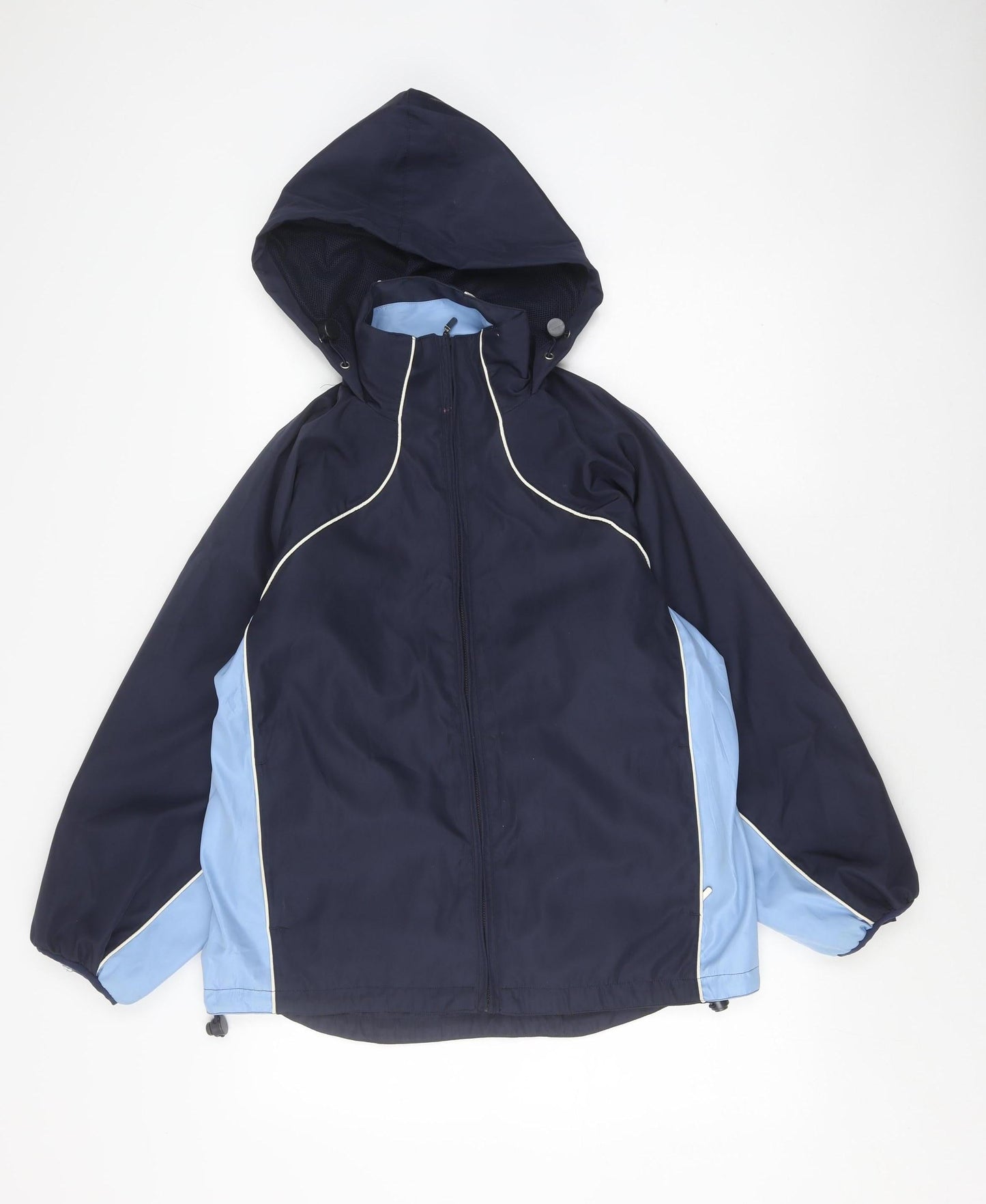 Mens UK Size S Blue Lake Blue Windbreaker Coat