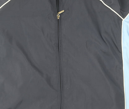Mens UK Size S Blue Lake Blue Windbreaker Coat