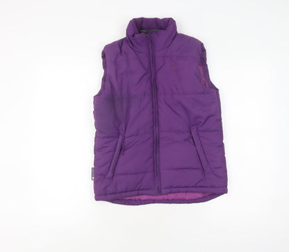 Mountain Essentials Girls Purple Puffer Jacket 11-12 Years