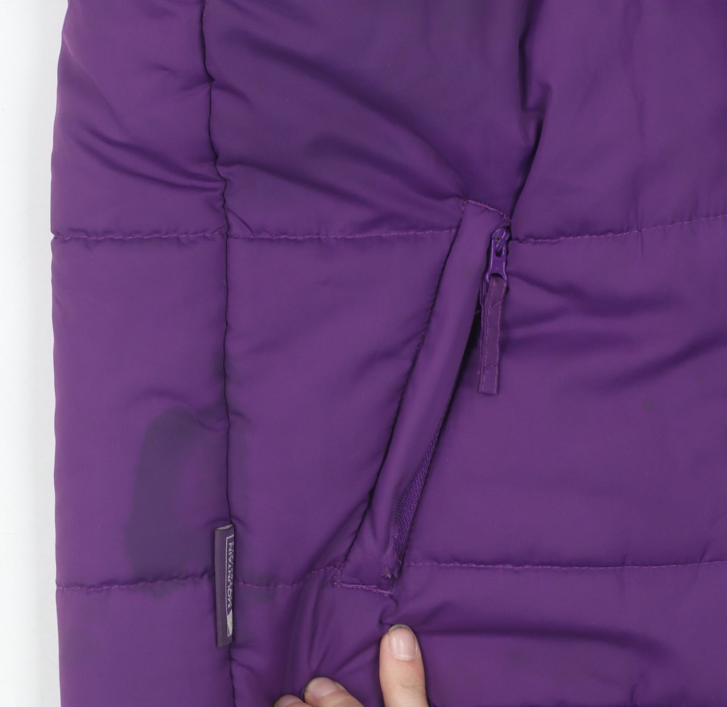 Mountain Essentials Girls Purple Puffer Jacket 11-12 Years