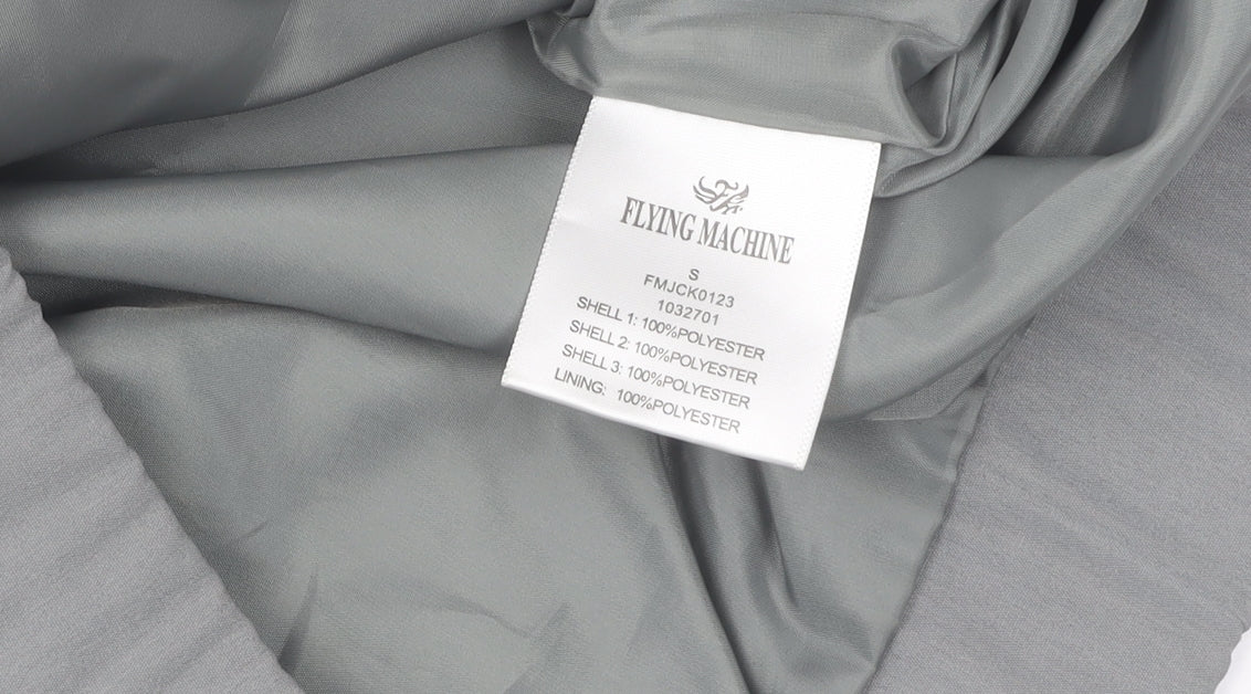 Mens UK Size S Flying Machine Multicoloured Bomber Jacket