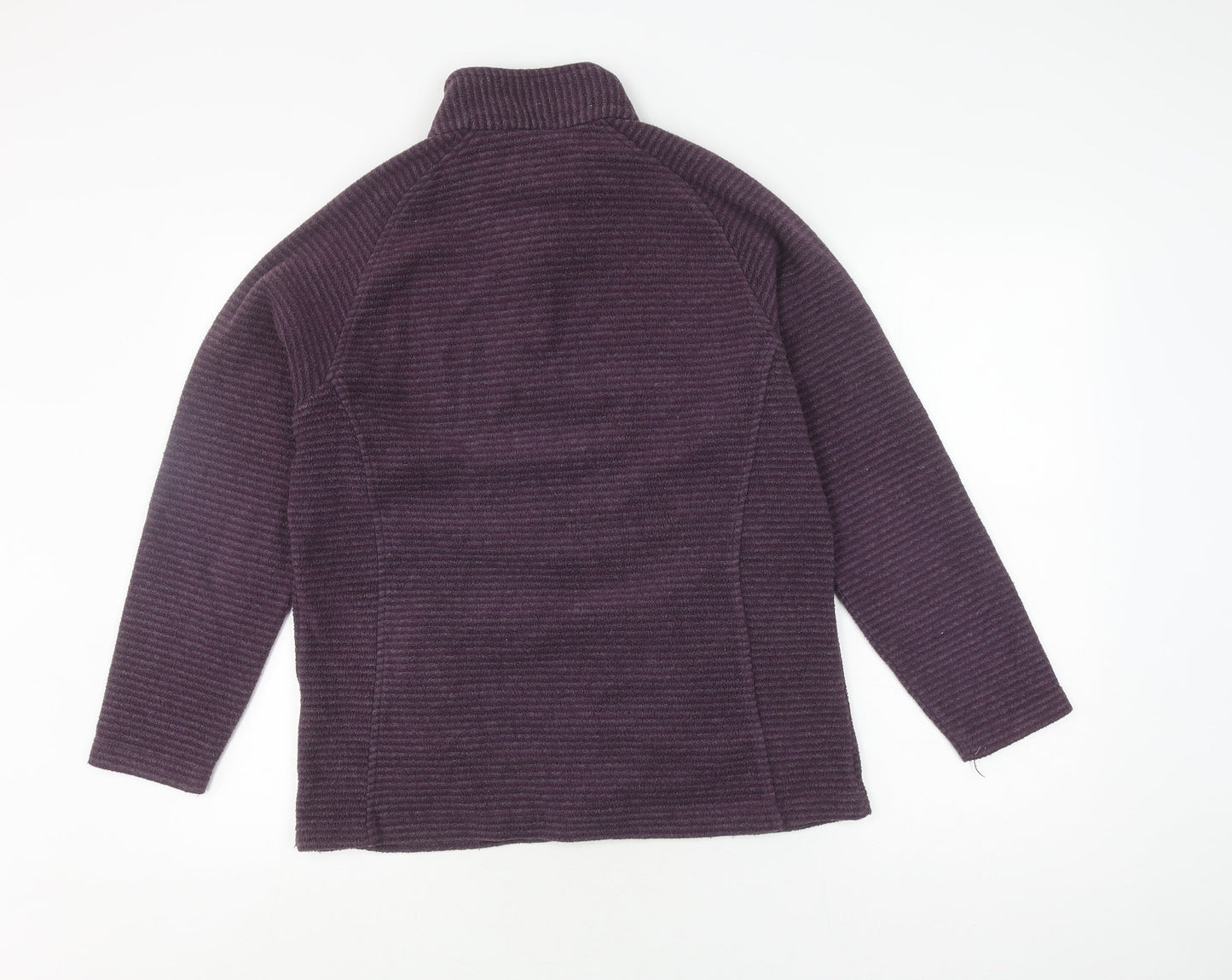 Regatta Women's Purple Striped Pullover Sweatshirt, Size 12