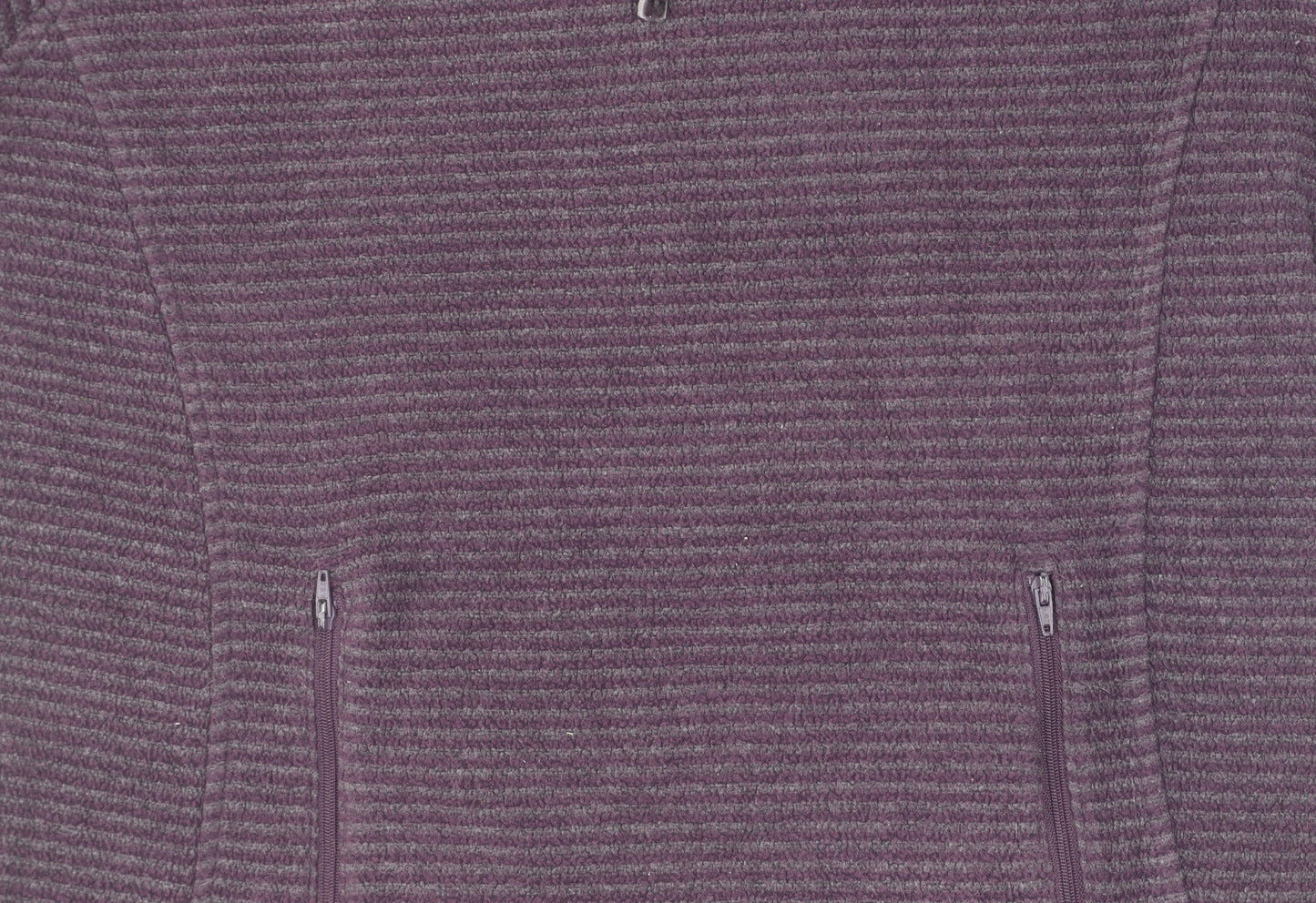 Regatta Women's Purple Striped Pullover Sweatshirt, Size 12