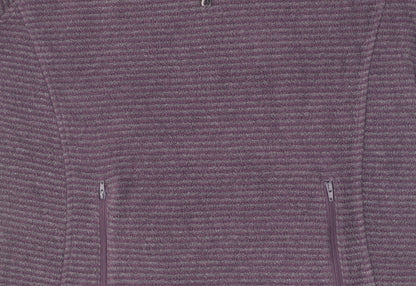 Regatta Women's Purple Striped Pullover Sweatshirt, Size 12