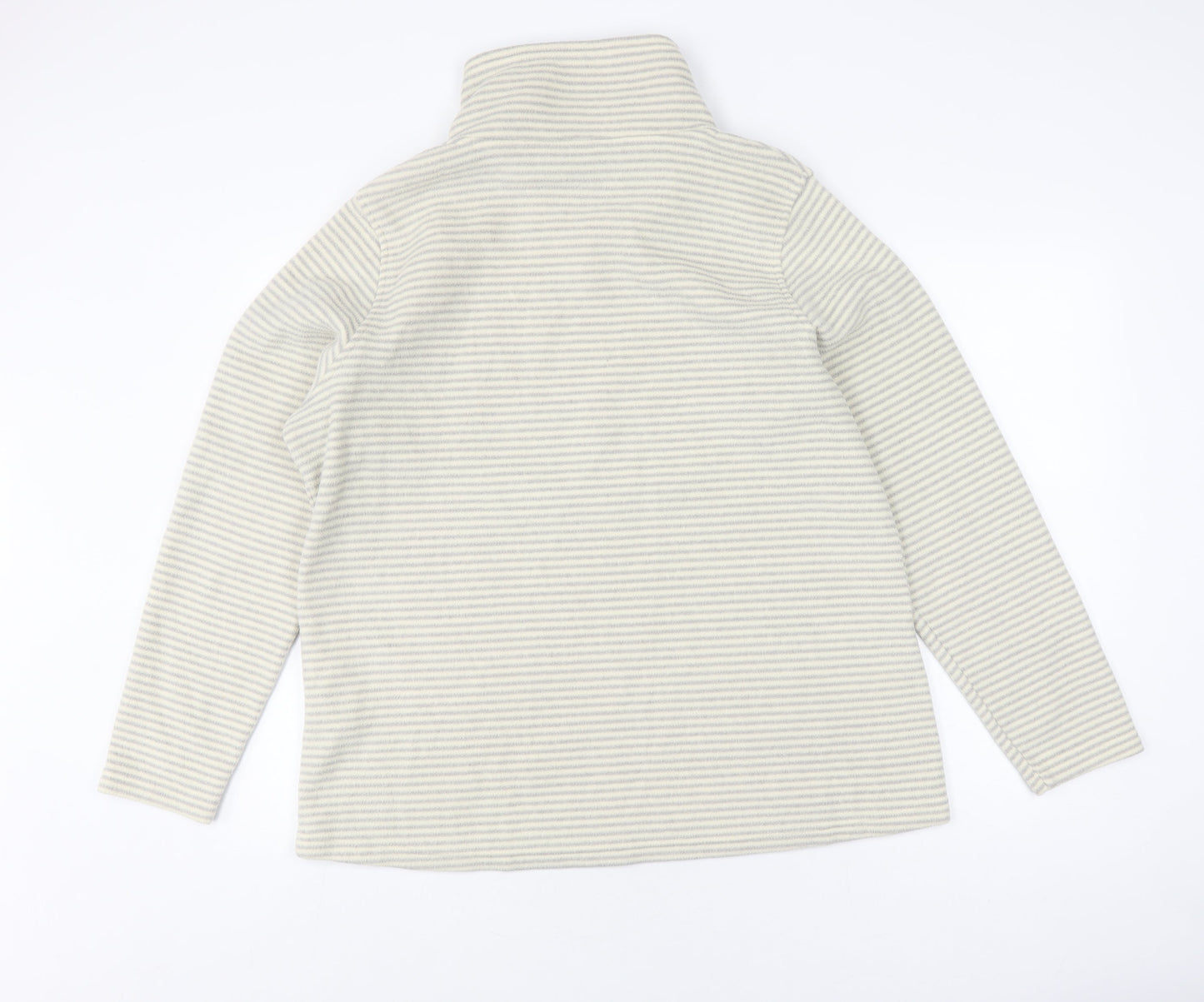 Regatta Women's Grey Striped Pullover Sweatshirt UK 18