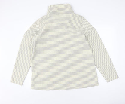 Regatta Women's Grey Striped Pullover Sweatshirt UK 18