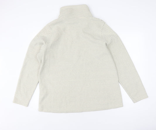 Regatta Women's Grey Striped Pullover Sweatshirt UK 18