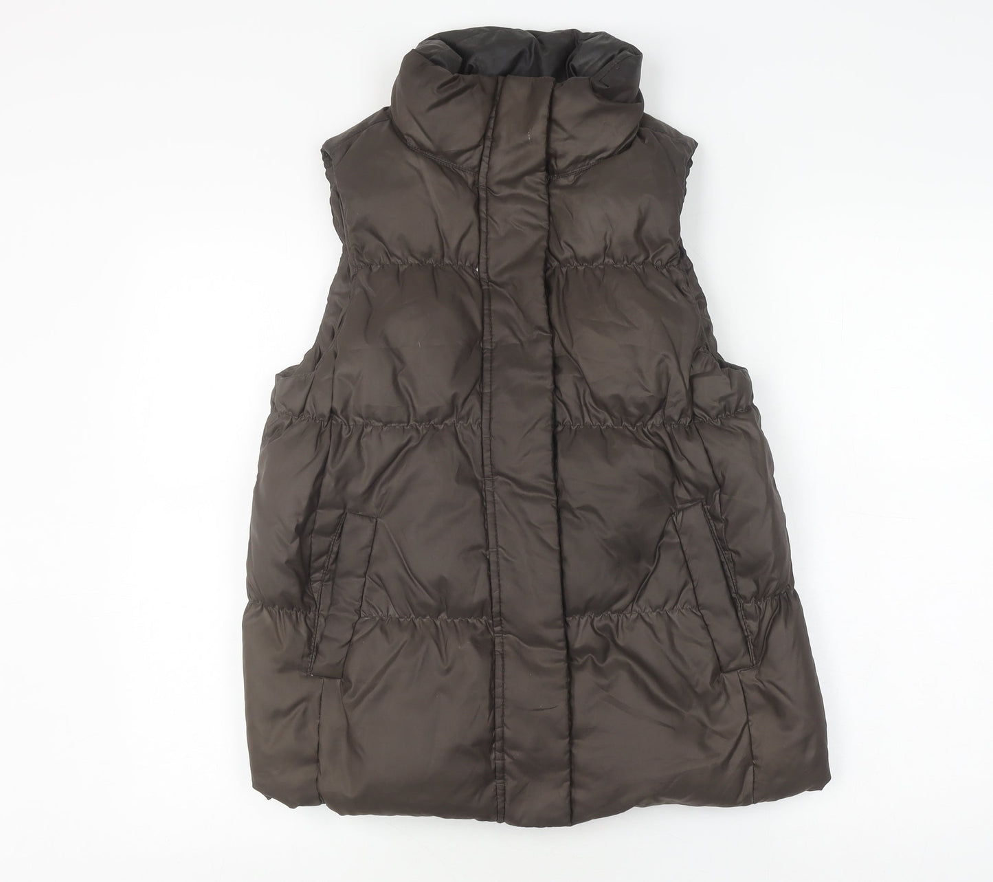 Gap Women's Black Puffer Waistcoat M