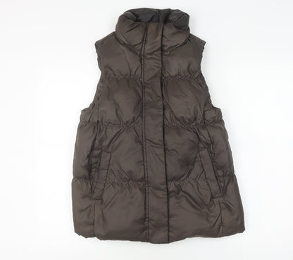 Gap Women's Black Puffer Waistcoat M