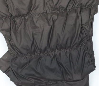 Gap Women's Black Puffer Waistcoat M