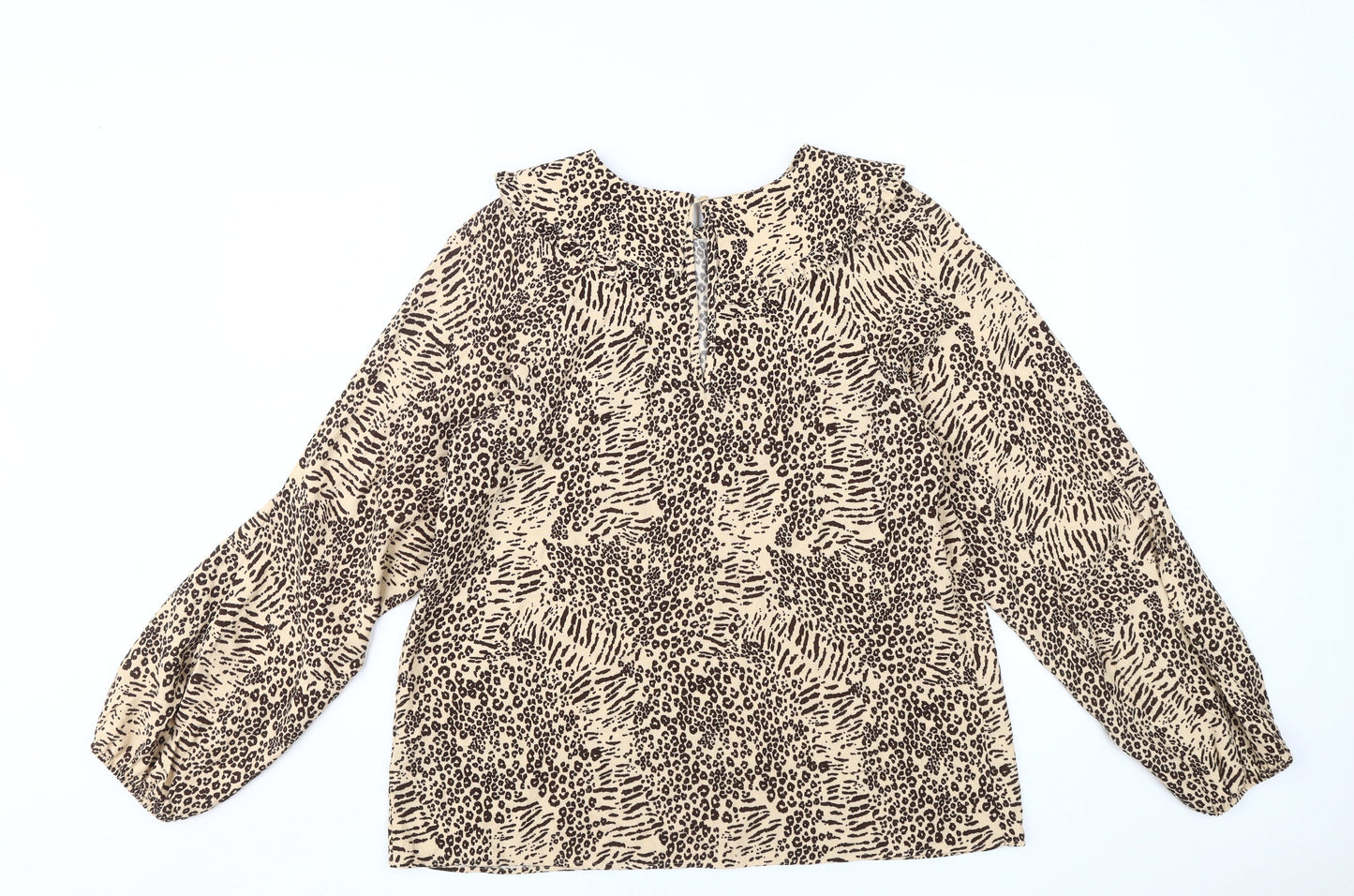 Marks and Spencer Women's Beige Tunic Blouse Size 12