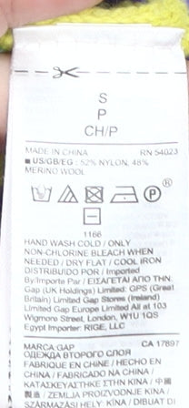 GAP Women's Multicoloured Striped Pullover Jumper S