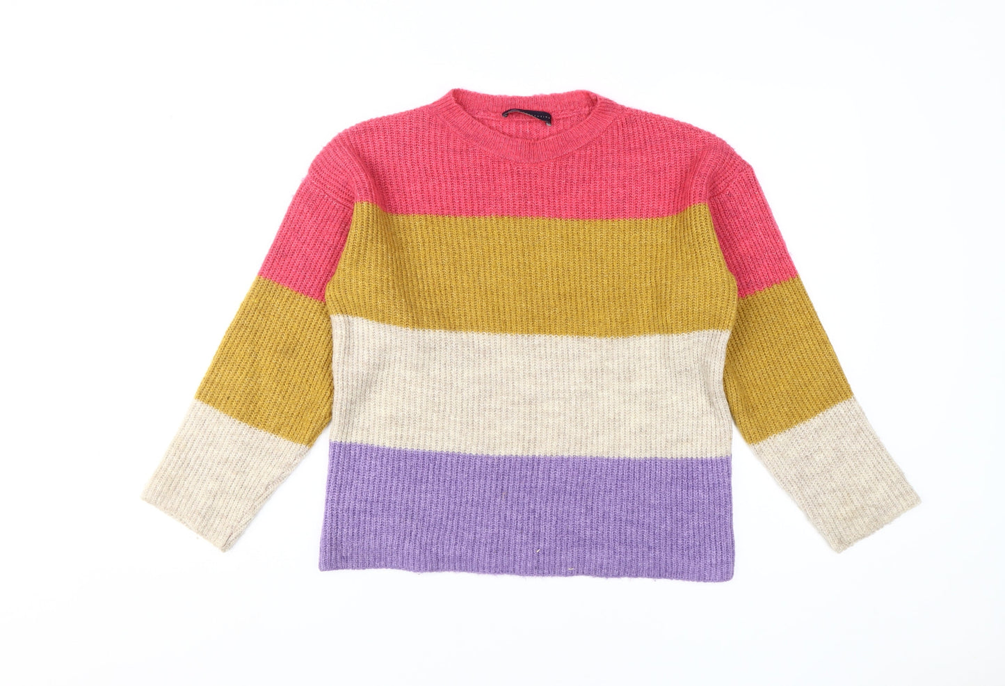 Womens UK Size S Marks and Spencer Multicoloured Pullover Jumper