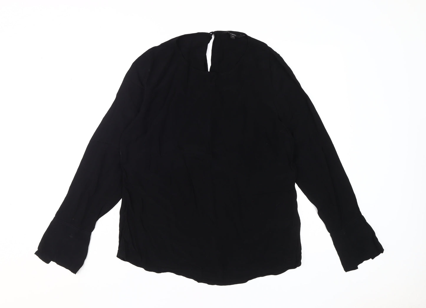Womens UK Size 10 NEXT Black  Blouse