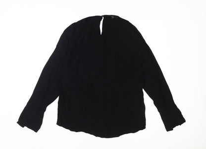 Womens UK Size 10 NEXT Black  Blouse