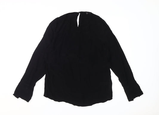 Womens UK Size 10 NEXT Black  Blouse