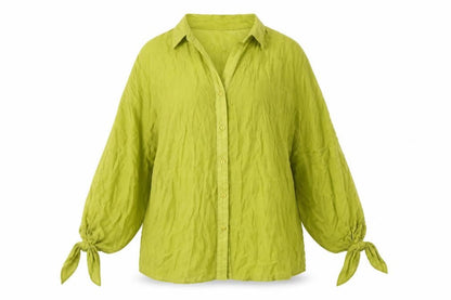 Womens UK Size XS MNG Green Basic Blouse