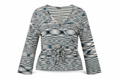 Coast Women's Multicoloured Wrap Blouse Size 16