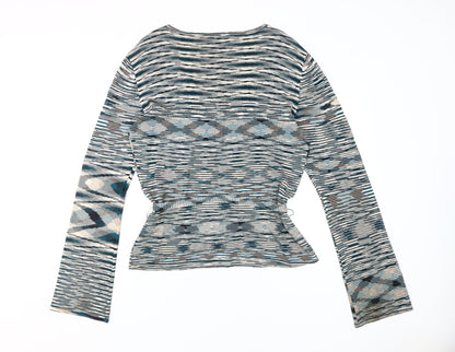 Coast Women's Multicoloured Wrap Blouse Size 16