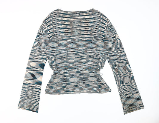 Coast Women's Multicoloured Wrap Blouse Size 16