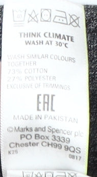 Marks and Spencer Men's Grey Joggers Size L