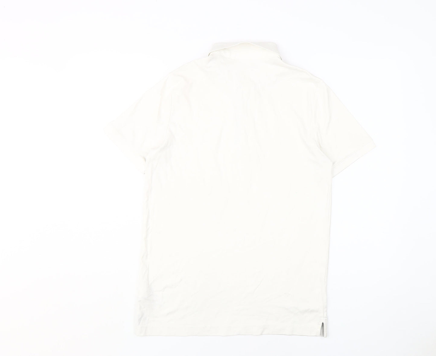 Calvin Klein Men's Ivory Slim Fit Polo M