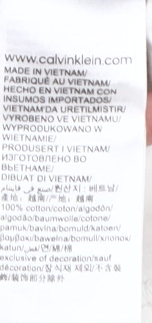 Calvin Klein Men's Ivory Slim Fit Polo M