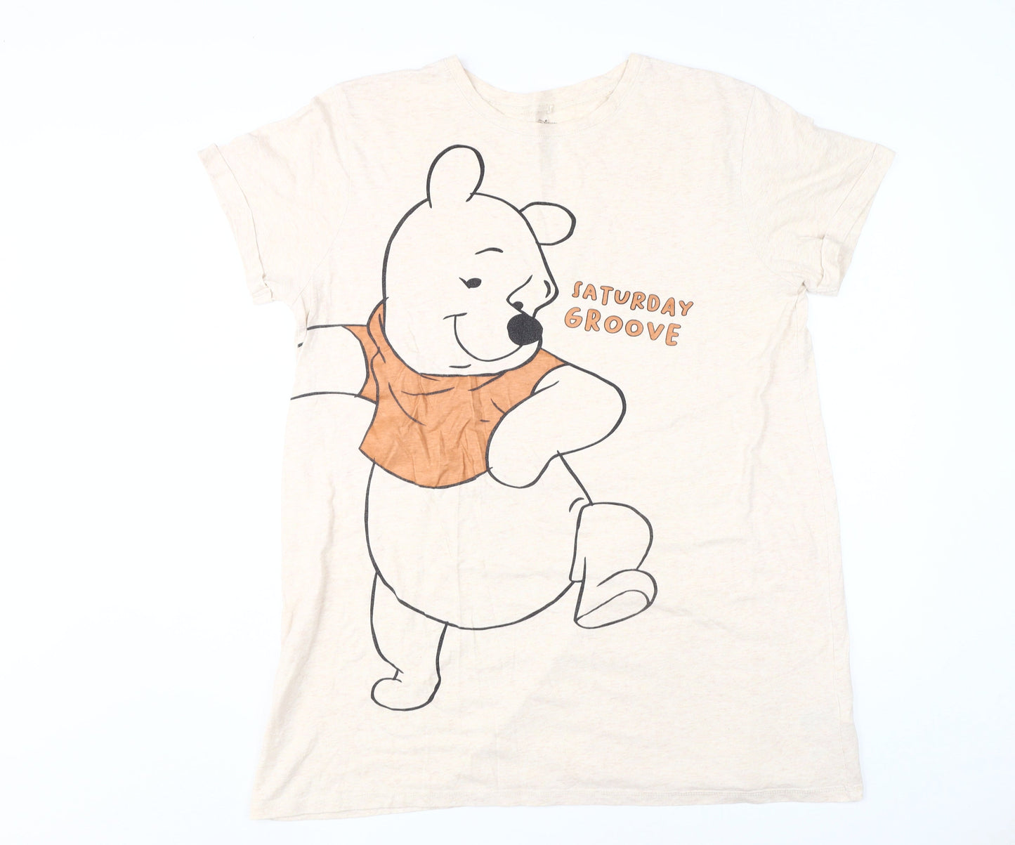 Disney Women's Beige M Winnie the Pooh Nightshirt