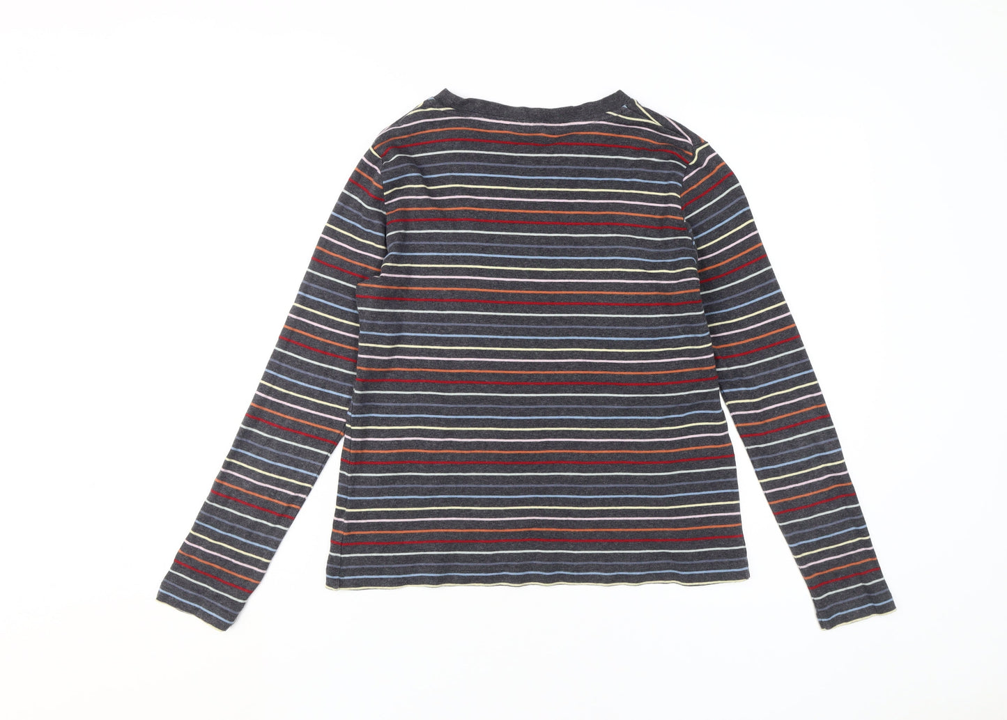 Womens UK Size 10 Oliver Bonas Multicoloured Basic T-Shirt