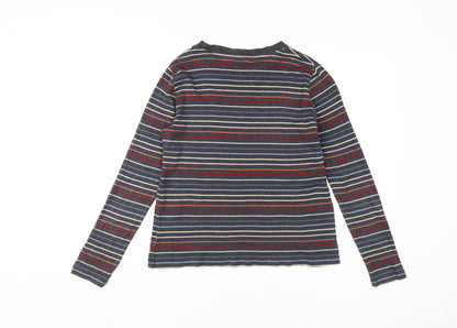 Womens UK Size 10 Oliver Bonas Multicoloured Basic T-Shirt