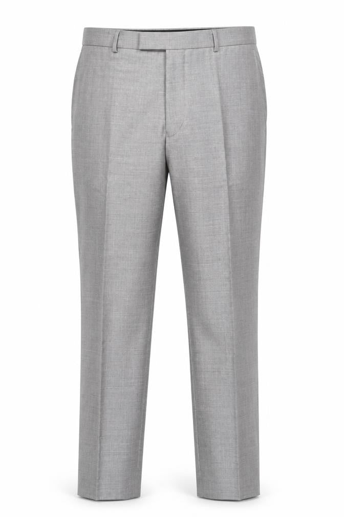Mens UK Size 38S Austin Reed Slim Fit Dress Pants Grey Trousers