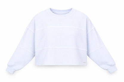 Womens UK Size XS Hollister Blue Cropped Jumper
