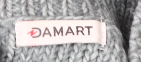 Womens UK Size L Damart Green Henley Jumper