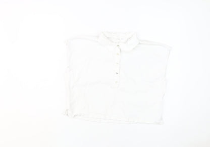 Womens UK Size S MNG White  Polo