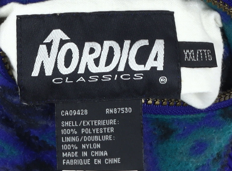 Mens UK Size 2XL Nordica Blue Basic Jacket