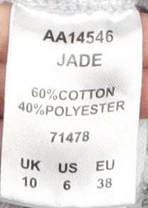 Cotton Traders Women's Striped Pullover Sweatshirt Size 10