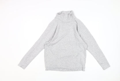 GAP Women's Grey High Neck Lightweight Sweatshirt - S
