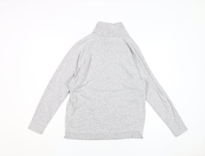 GAP Women's Grey High Neck Lightweight Sweatshirt - S
