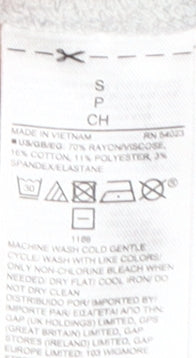 GAP Women's Grey High Neck Lightweight Sweatshirt - S