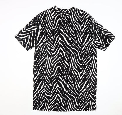 Marks and Spencer Women's Black Animal Print Shift Dress