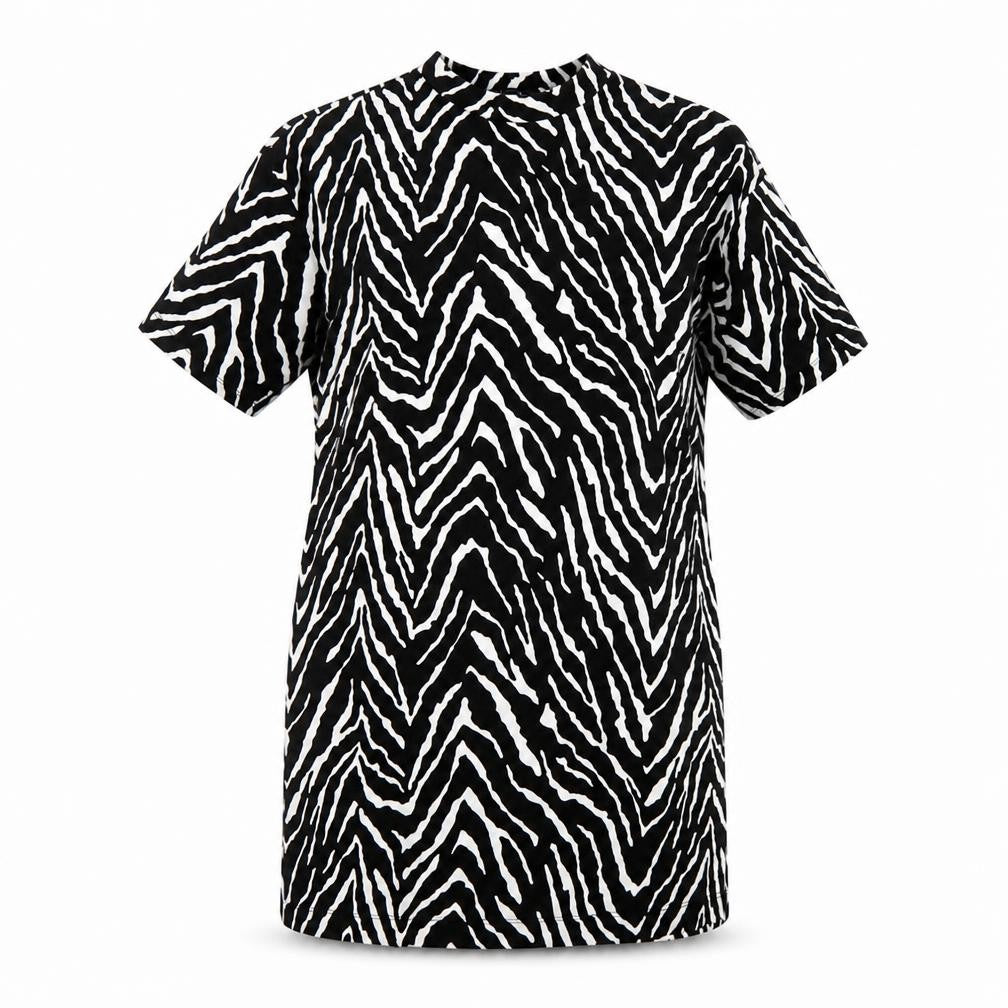 Marks and Spencer Women's Black Animal Print Shift Dress