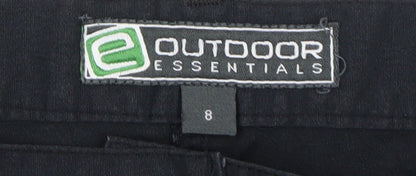 Outdoor Essentials Women's Black Trousers Size 8