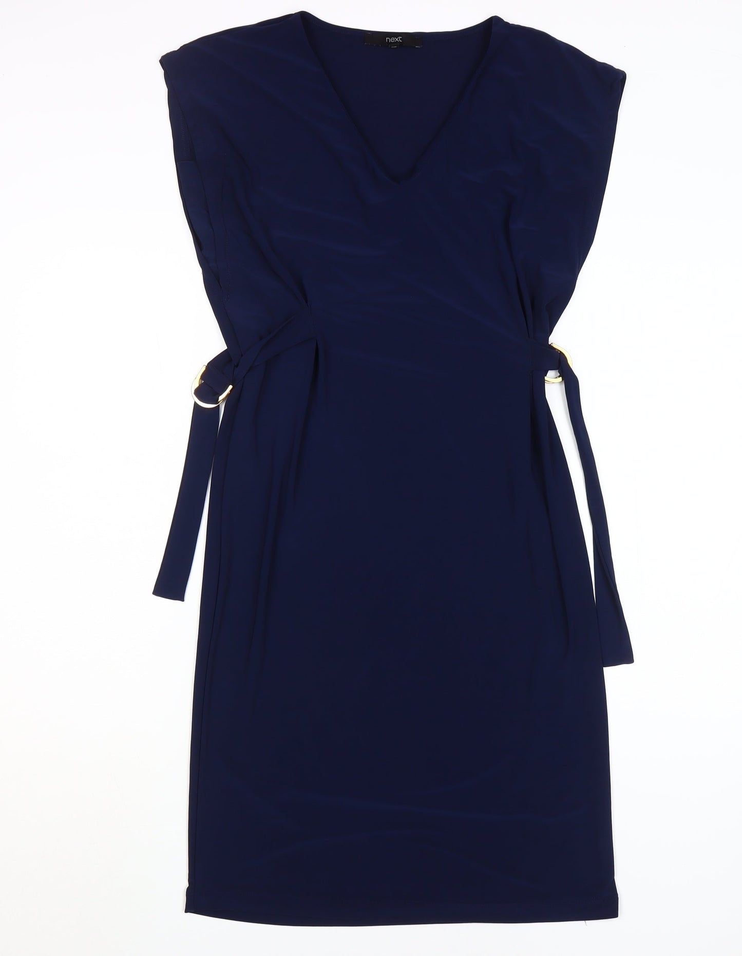 Next Women's Blue Sheath Dress Size 6 Sleeveless