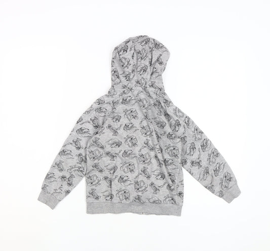 Ultimate Kids Spider-Man Boys Grey Full Zip Hoodie 7-8 Years